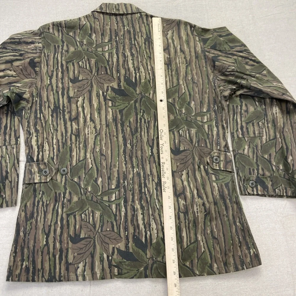 Vintage Military Jacket Mens M Reg Realtree Camo Combat Coat Tactical Field 90s